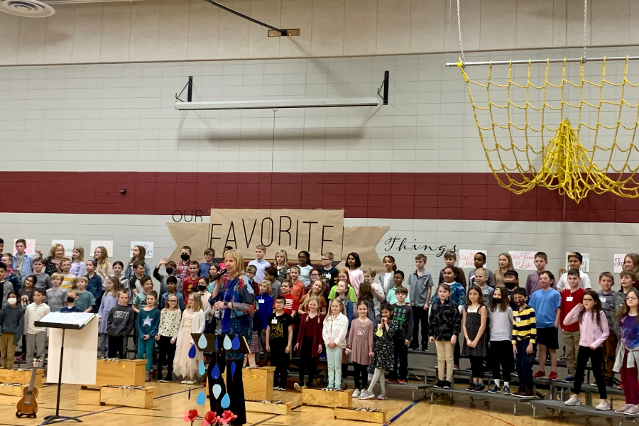 Rush Creek Elementary School third graders present “Our Favorite Things