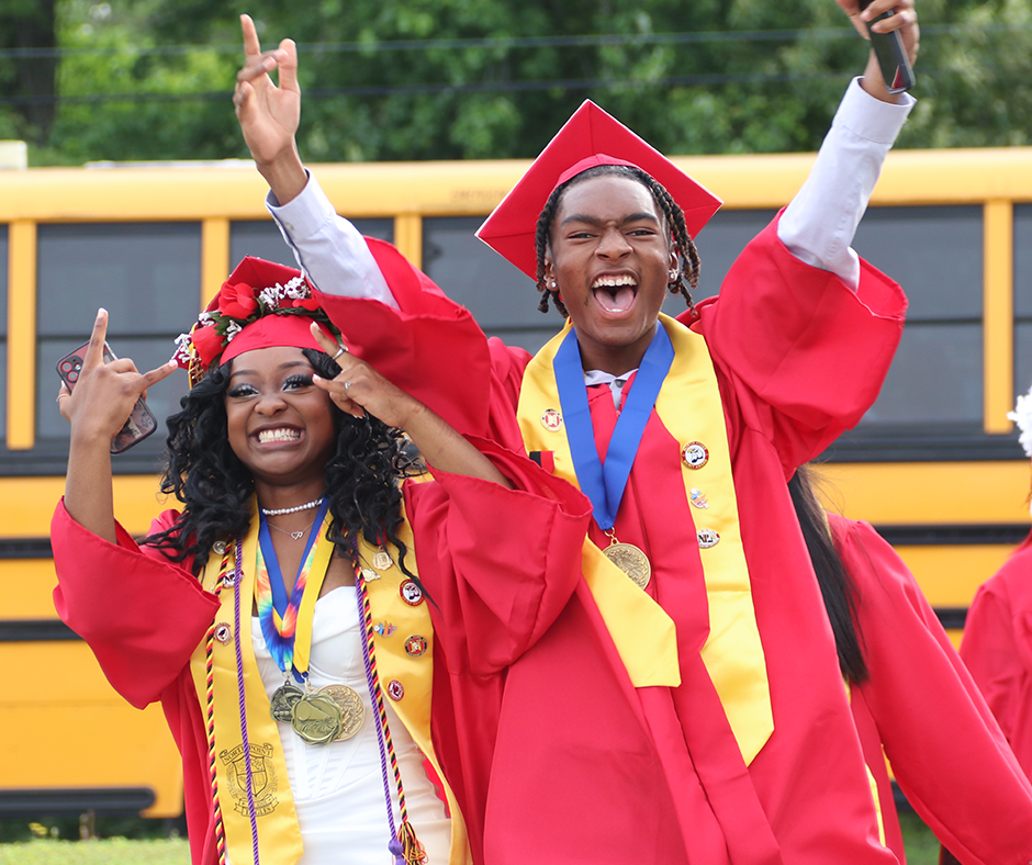 North Point High School’s graduation caps off the 2022 graduation season for Charles County