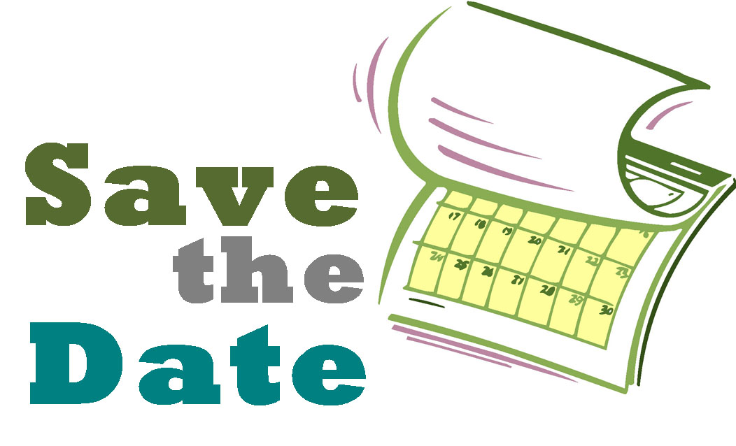 save the date calendar clipart free