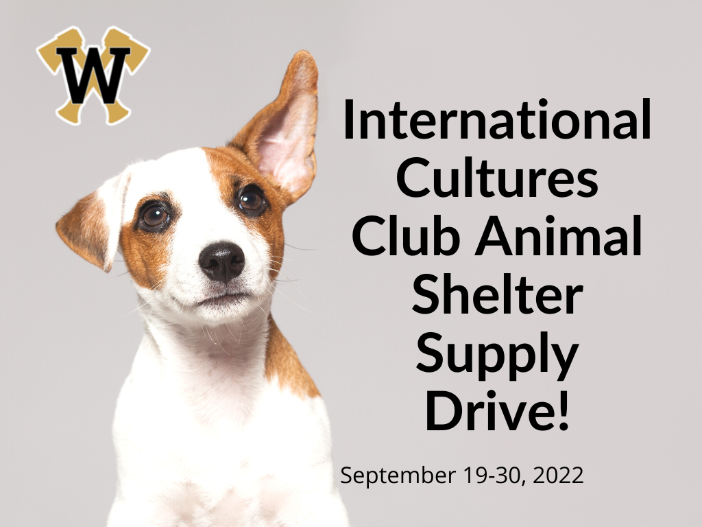 ICC Animal Shelter Supply Drive | WHS News