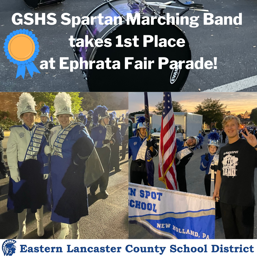 GSHS Marching Band wins 1st Place at Ephrata Fair Parade! Post