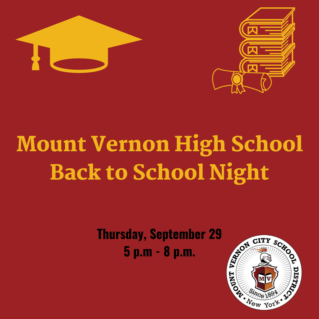 Mount Vernon High School Back to School Night Event News Details