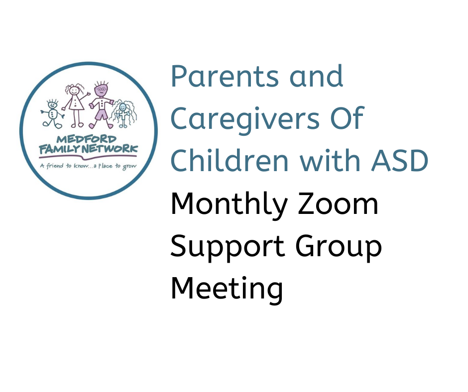 Parents and Caregivers Of Children with ASD Monthly Zoom Support Group