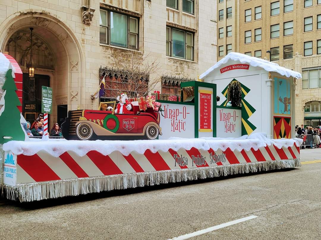 Tulsa Public Schools takes part in Tulsa Christmas Parade News Item