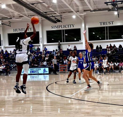 St. Mary's Ryken girls basketball downs Leonardtown