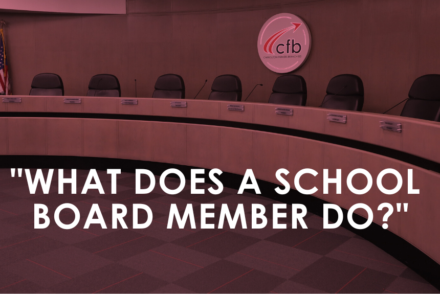 Informative Session “What Does a School Board Member Do?” Story