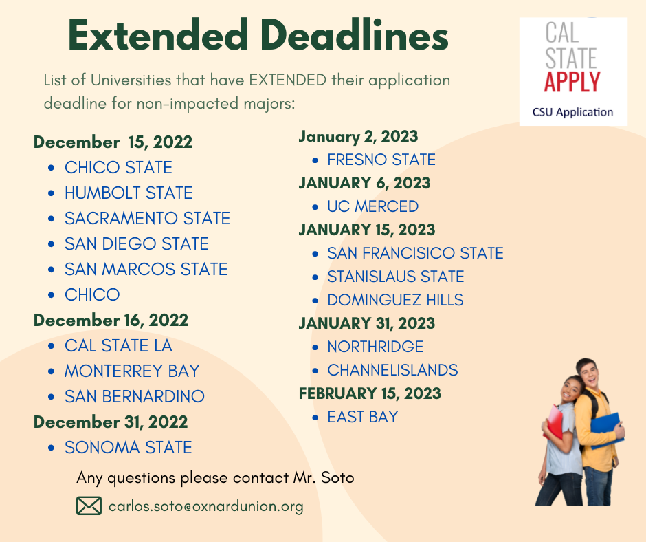 Csu Deadline Fall 2025