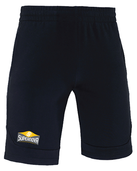 Black SuperNOVA athletic shorts with the SuperNOVA logo