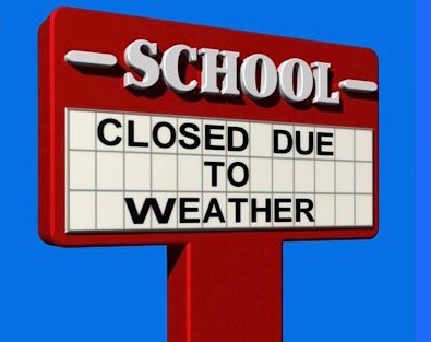 school closings clip art