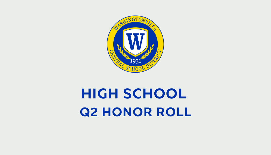 High School Quarter 2 Honor Roll News Story Washingtonville High School