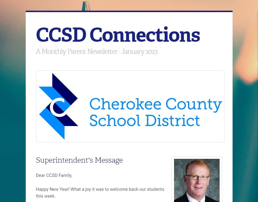 CCSD Connections Newsletter and Calendar Update Post Detail