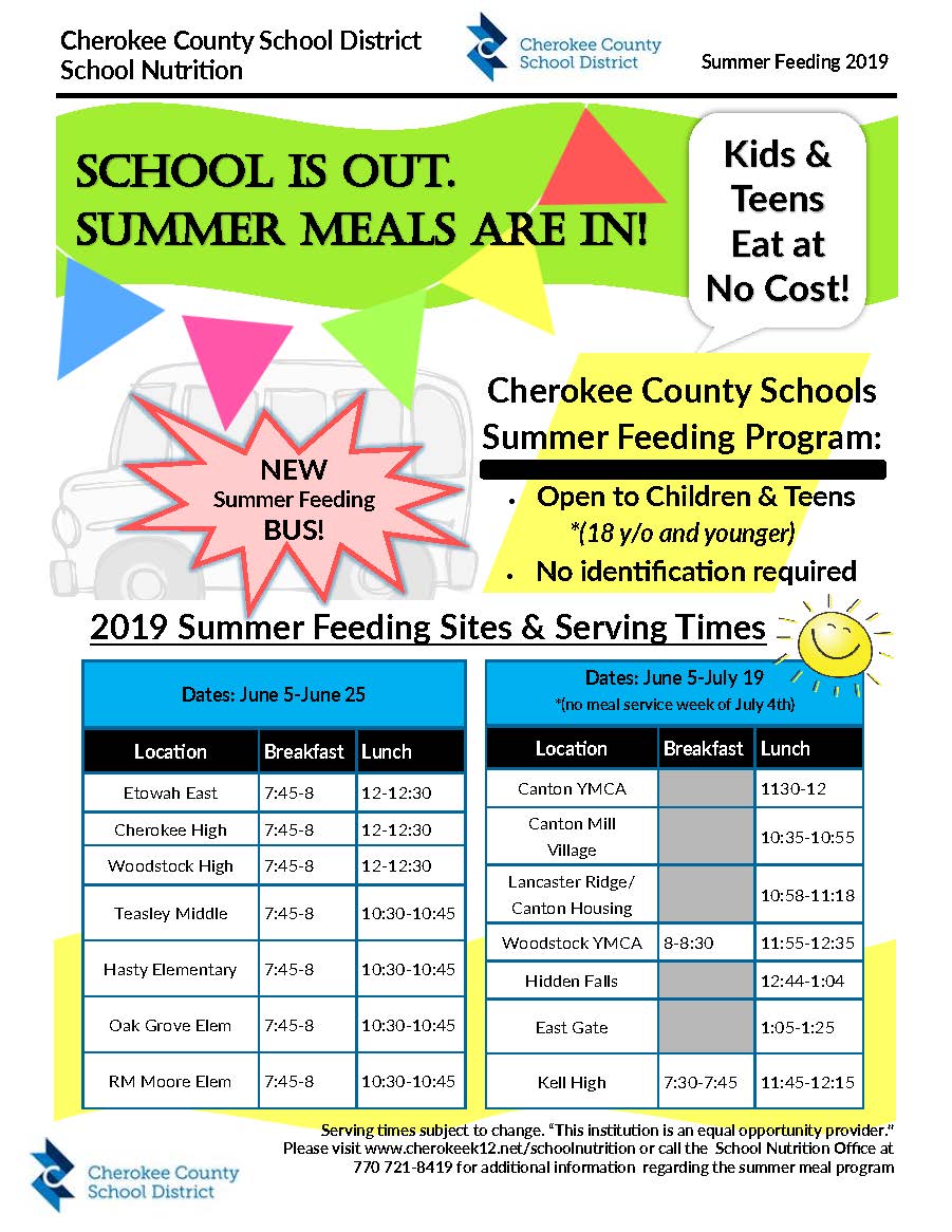 CCSD Serves Free Summer Meals to Kids in Need Post Detail