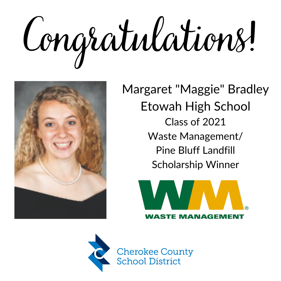 Congratulations to the 2021 Waste Management/Pine Bluff Landfill Scholarship Winner! Post Detail