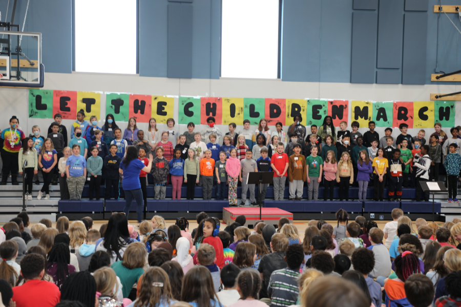 Rice Lake Elementary School fourth graders perform at Black History