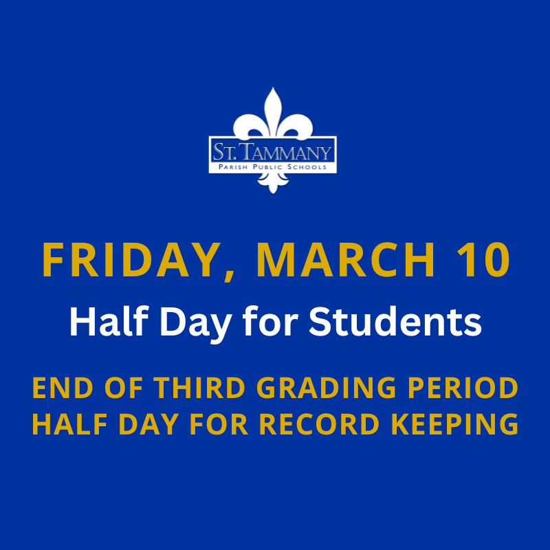 Half Day for Students on Friday, March 10 | Featured News and All News