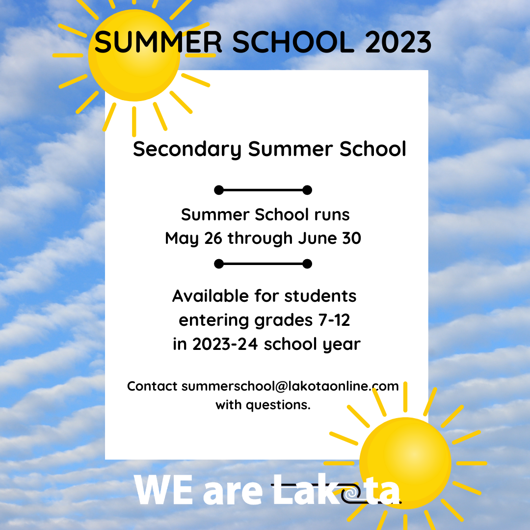 Lakota Secondary Summer School 2023 News Detail Page