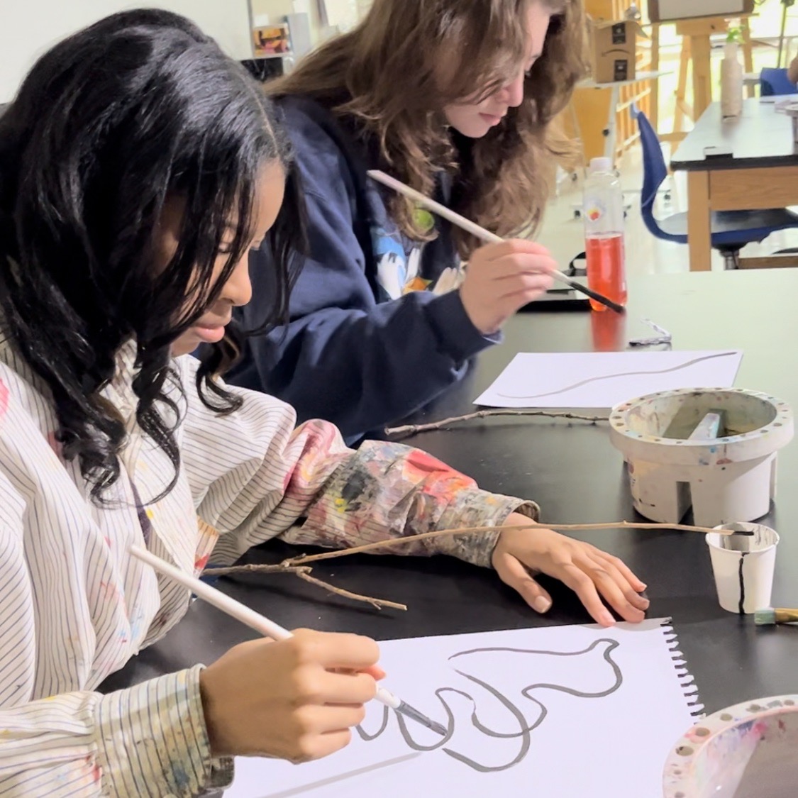 Students Collaborate With Artist In Residence William Downs Post