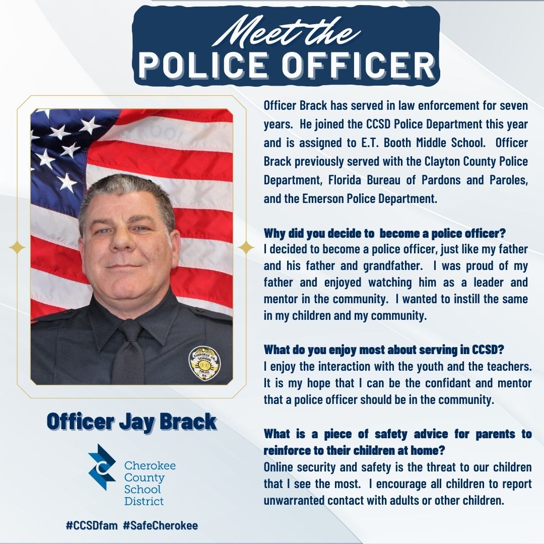 Meet The CCSD Police Officer: Jay Brack! | Post Detail