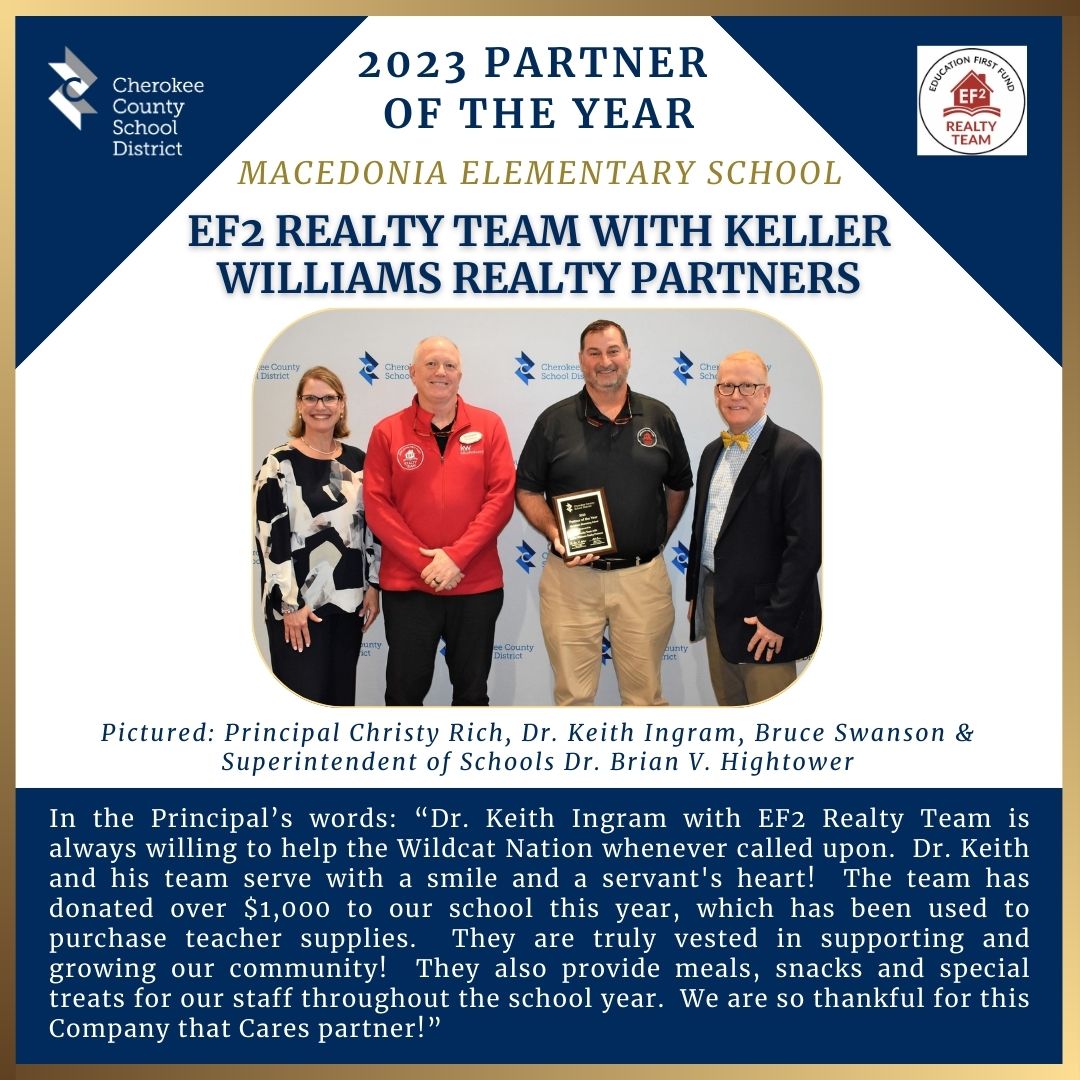 Meet a CCSD 2023 School Partner of the Year EF2 Realty Team with Keller Williams Realty
