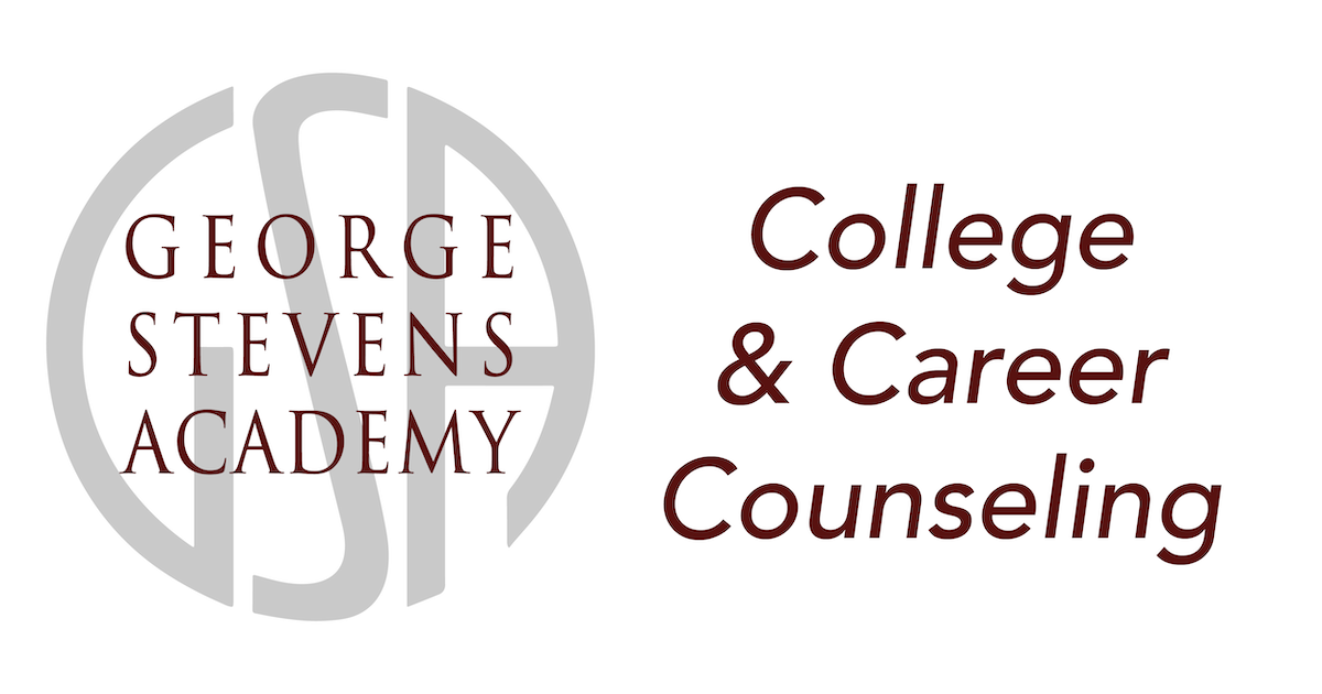 College & Career Counseling - George Stevens Academy