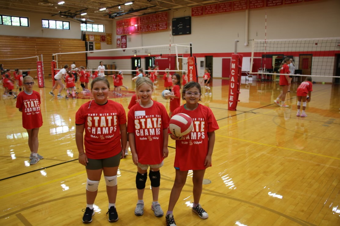 Volleyball camp with the state champs! School News