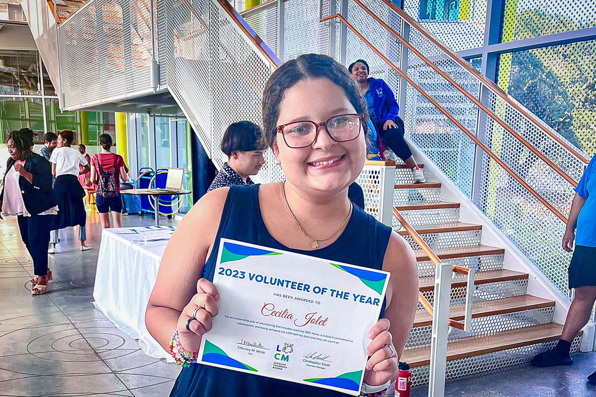 Volunteer of the Year News Post General Mount Carmel Academy