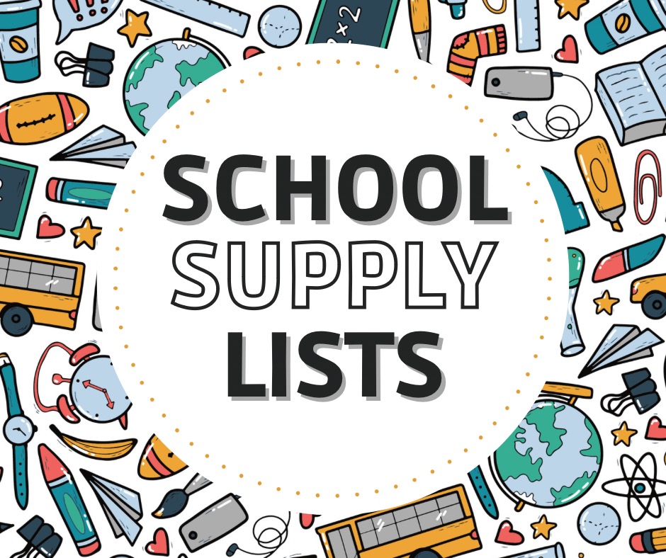 2024-2025 School Supply Lists | RC News Default Post