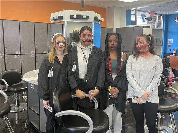 CS Halloween Makeup Session 2 Group