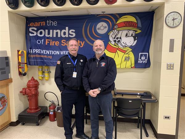 PS Fire Instructor II Dr. Skertich & Mr. C at PSFA