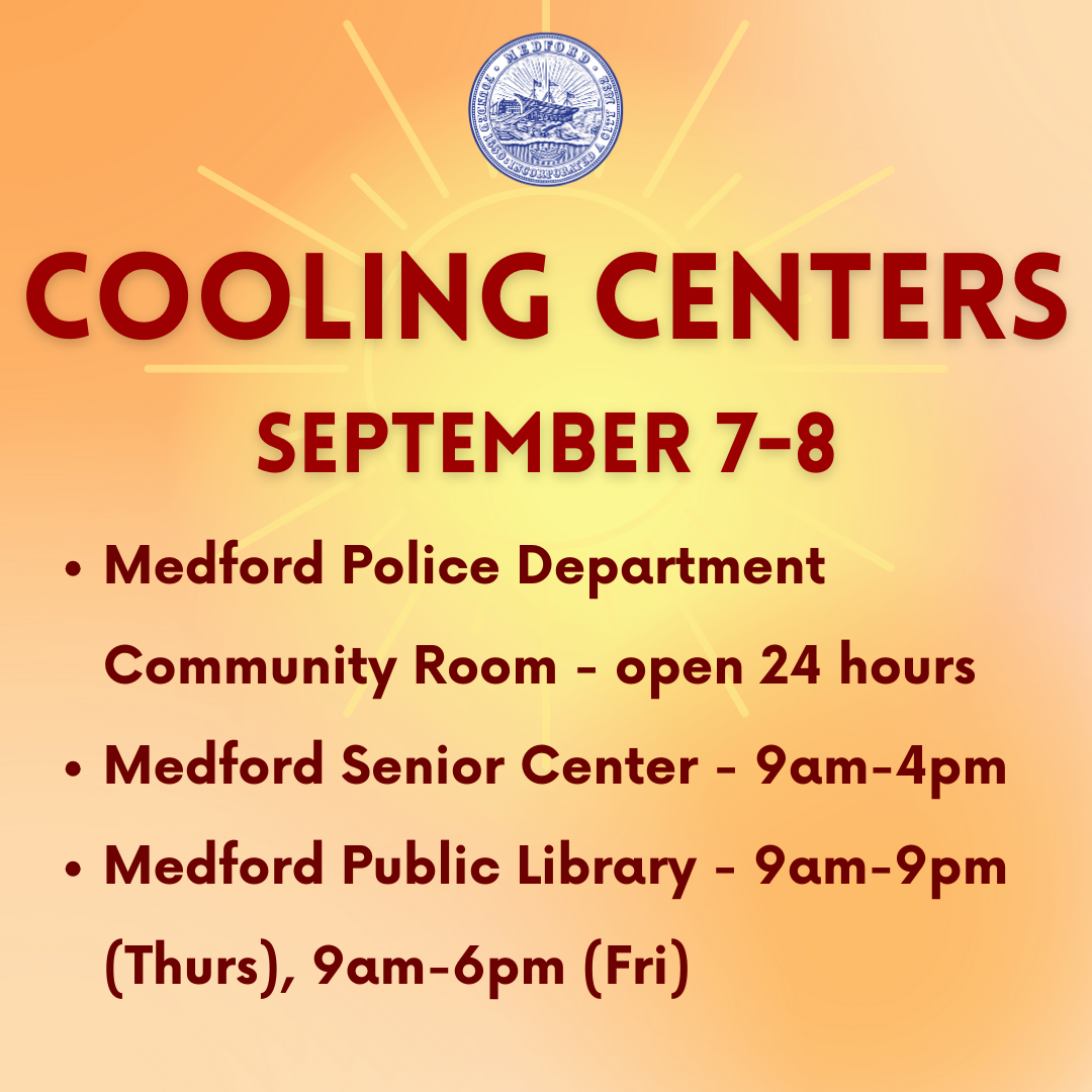 Cooling Centers Open 9/7 and 9/8 Details