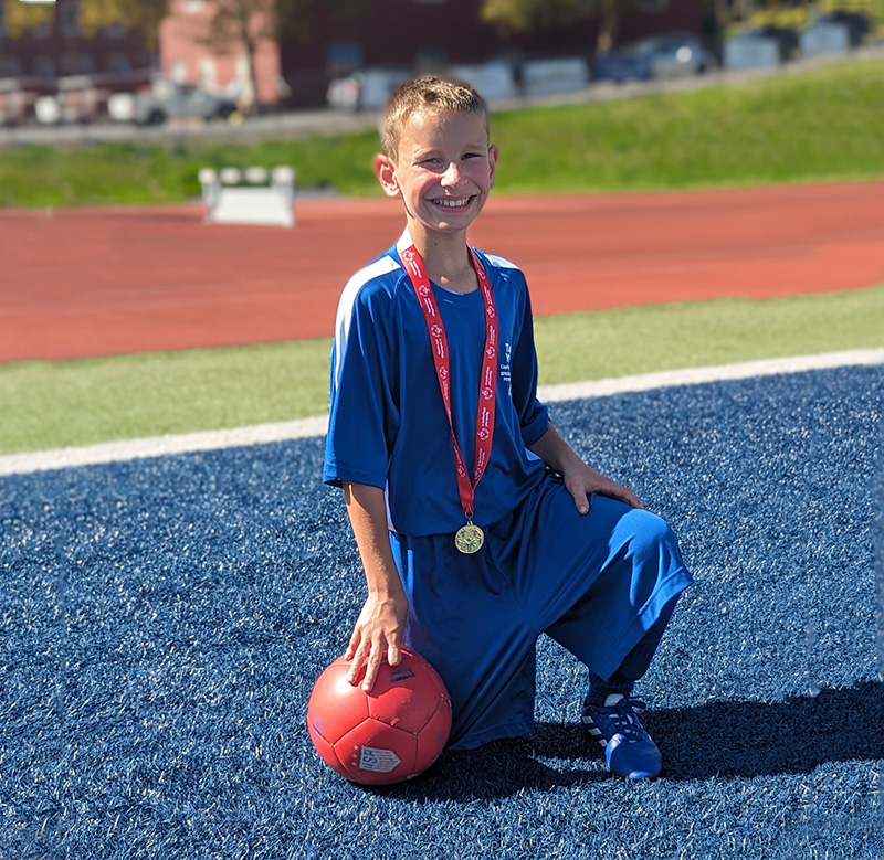 Ryan Latshaw Qualifies for Special Olympics Soccer Skills State