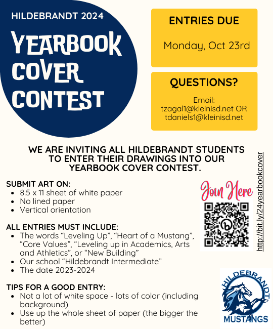 Hildebrandt Yearbook Cover Contest 2024 News & Stories