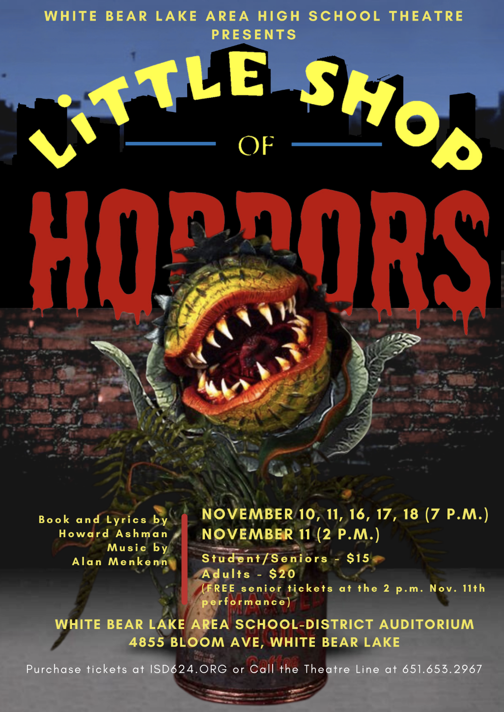 WBLAHS Fall Musical - Little Shop of Horrors | Article