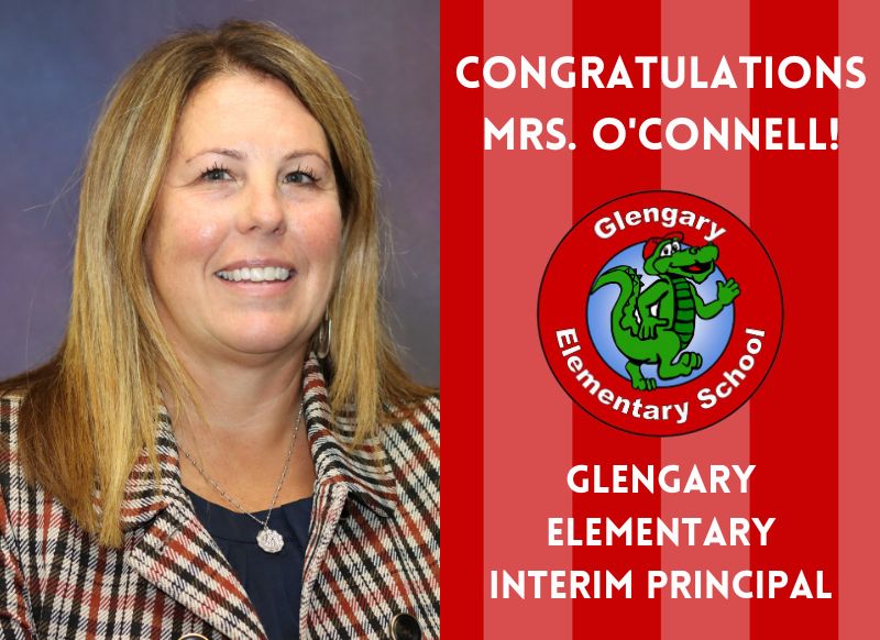 Carrie O’Connell will lead Glengary Elementary for the remainder of the