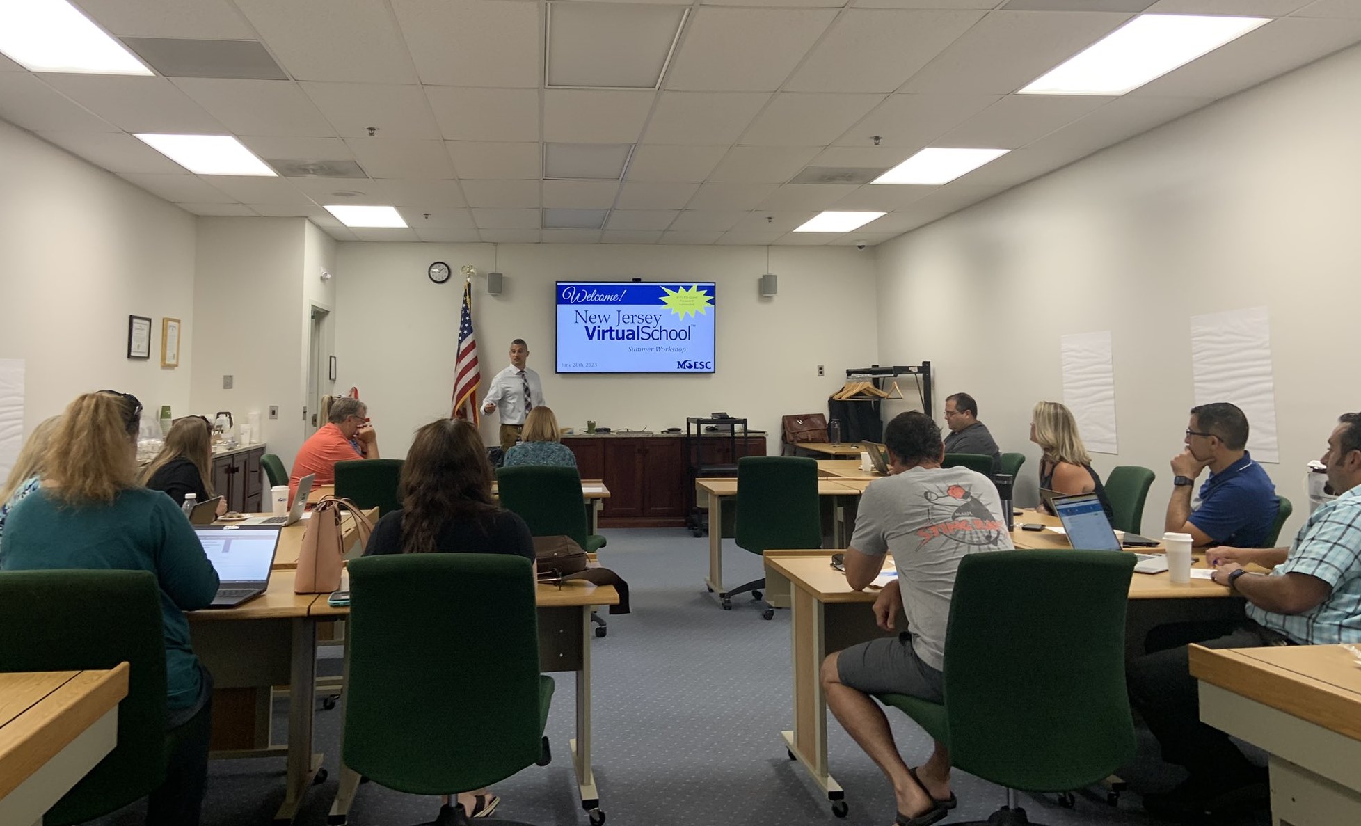 NJVS educators at a professional development workshop