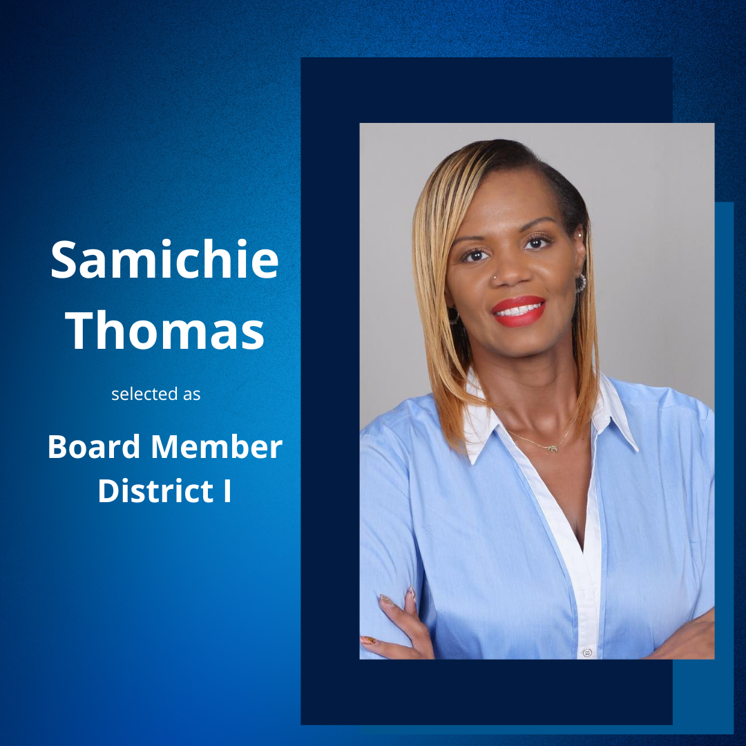 Board of Education selects Samichie Thomas to fill District 1 vacancy
