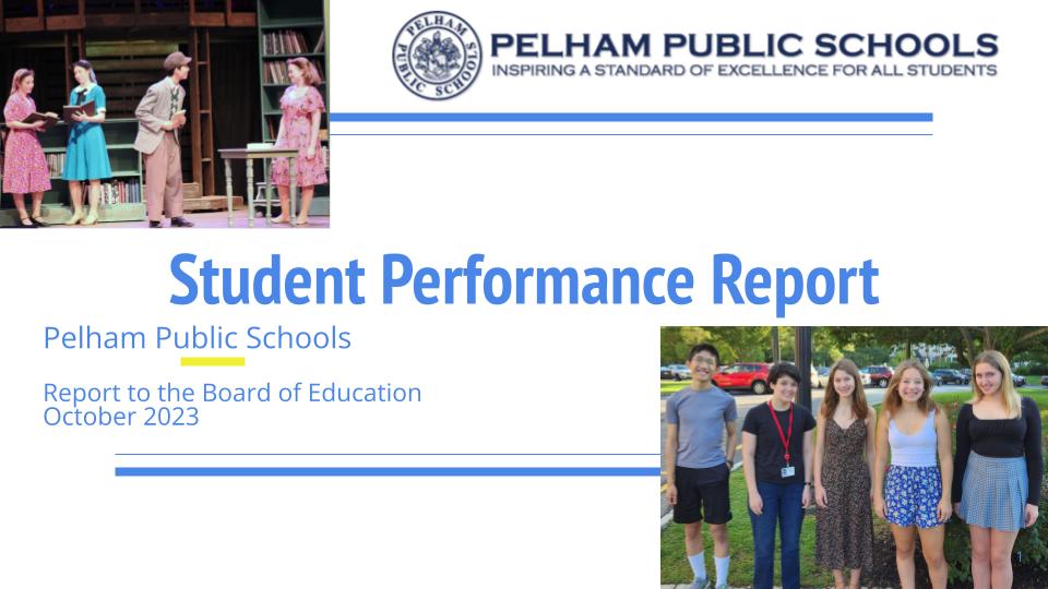 Board of Education Hears Report on Student Assessment Data Colonial
