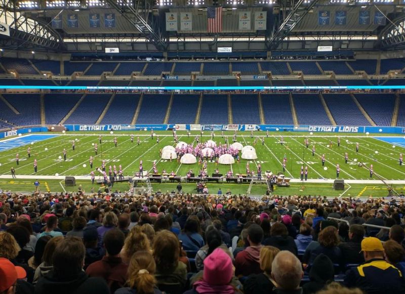 The Walled Lake Competitive Marching Band takes second at MCBA State