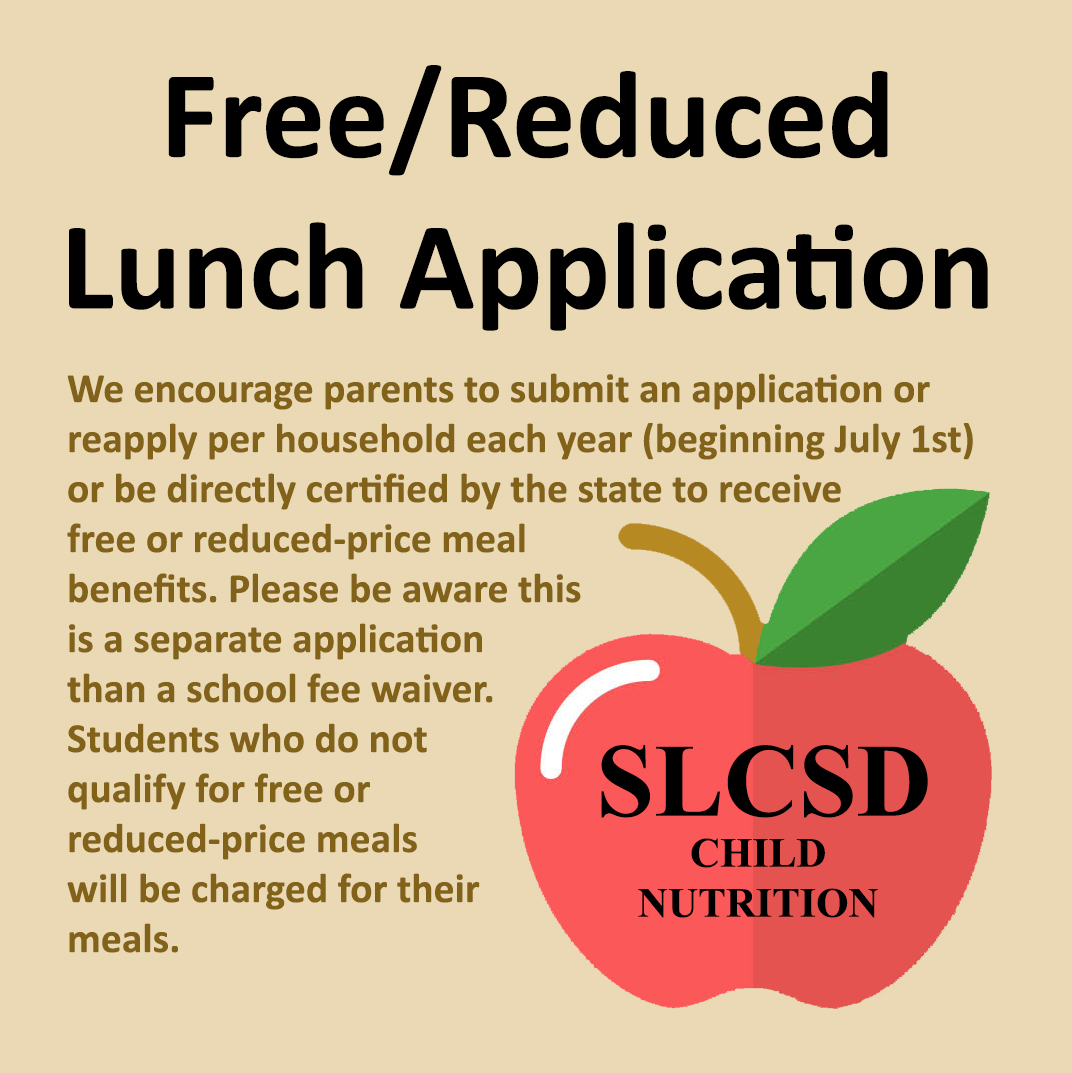 Free reduced lunch application news details