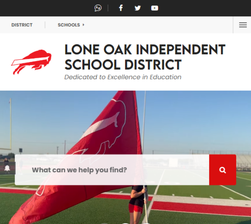 Lone Oak ISD Launches a New site Post Details