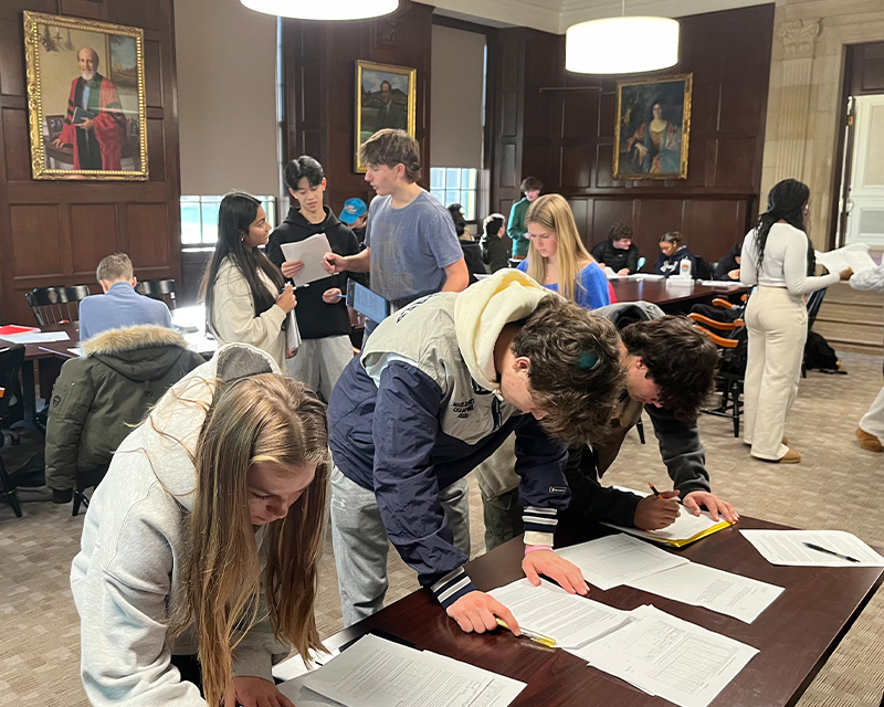 Students Play The Gilded Age Game | The Loomis Chaffee School