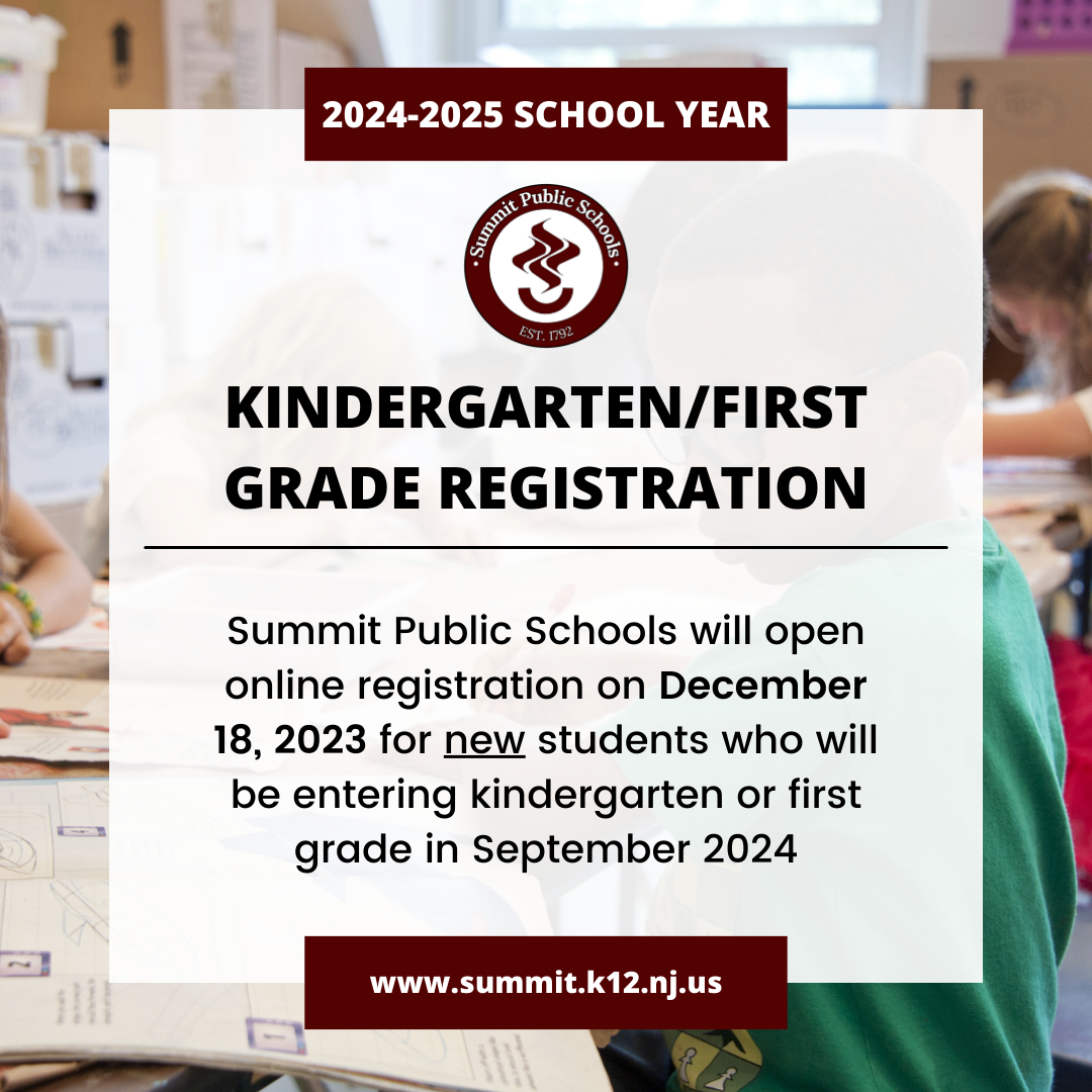 Kindergarten/First Grade Registration for 20242025 School Year News