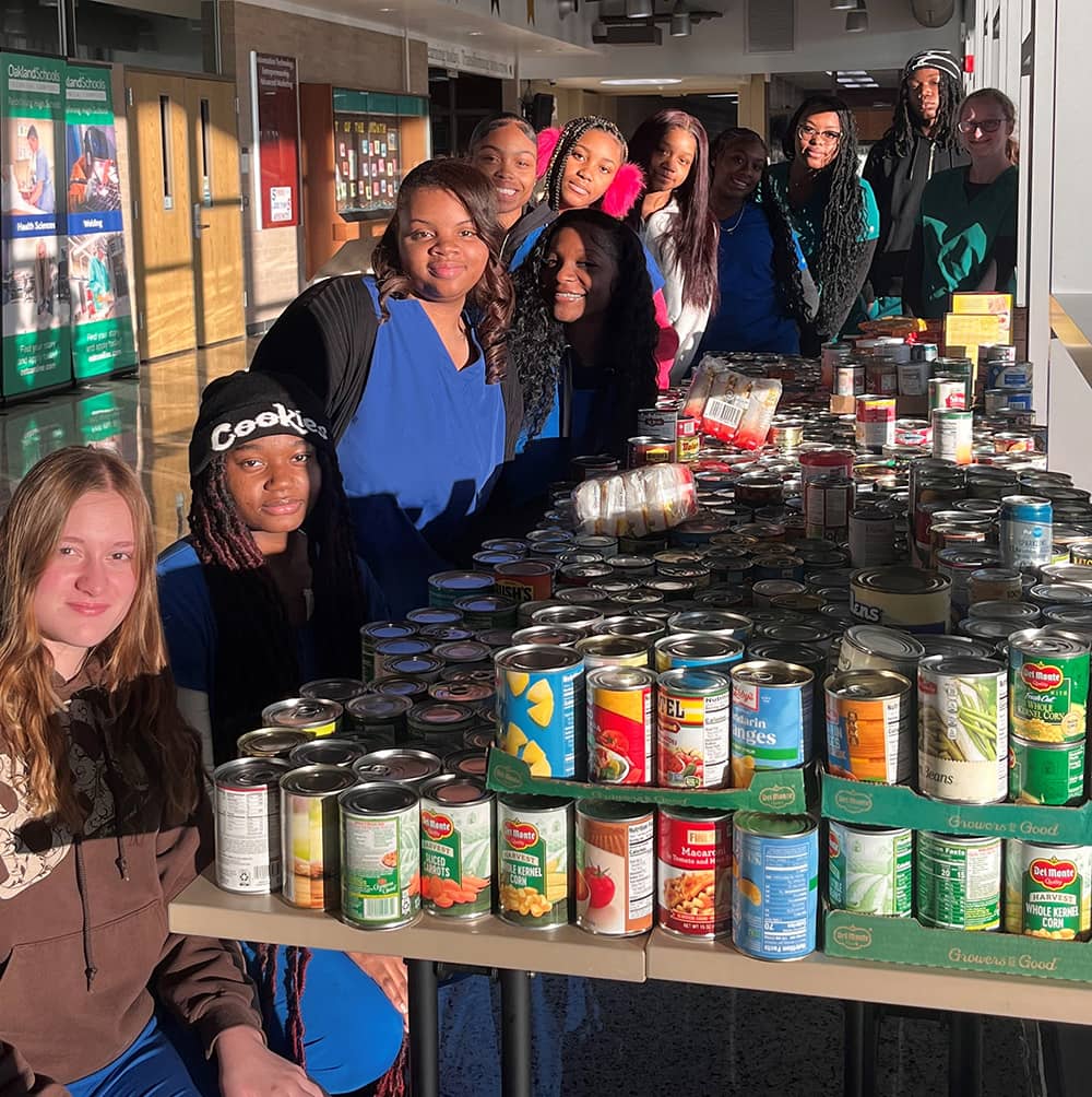 Health Science Students Spearhead Successful Food Drive | Post Details