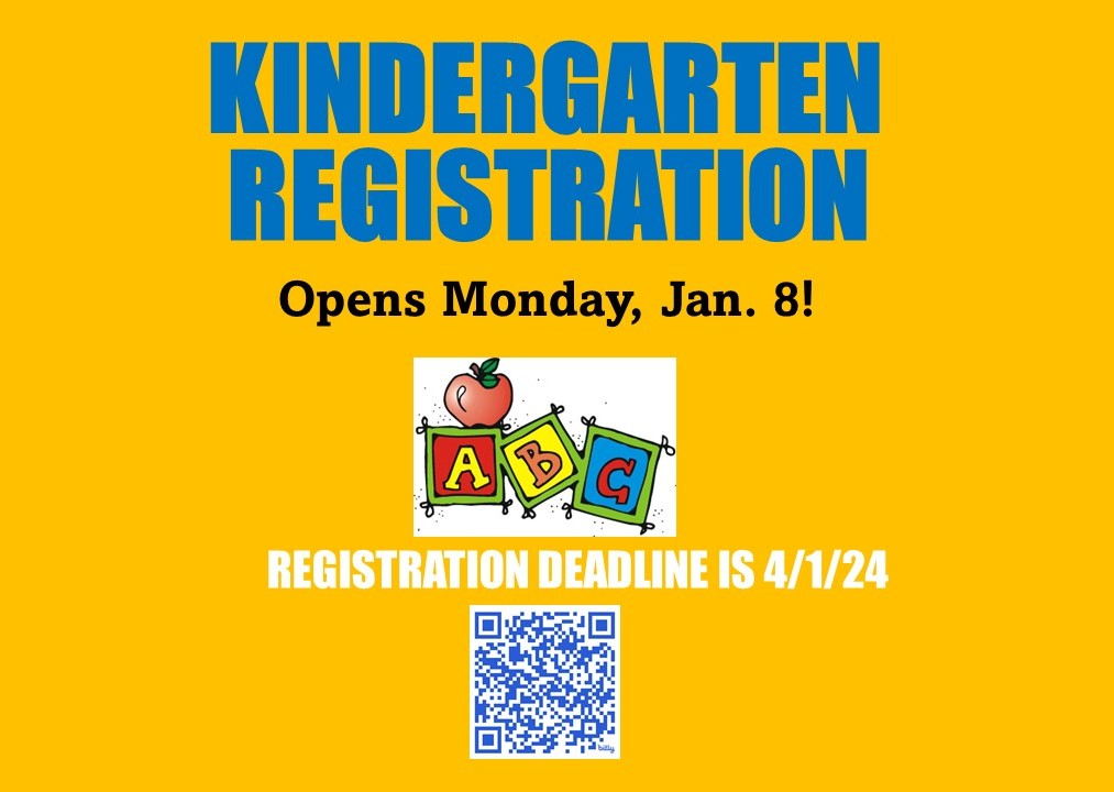 Kindergarten Registration opens Monday, Jan. 8 for 2024-25 school year ...