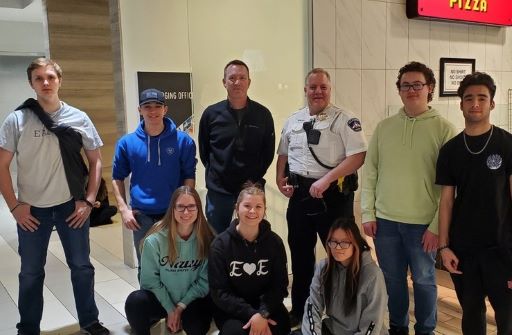 Students with instructor