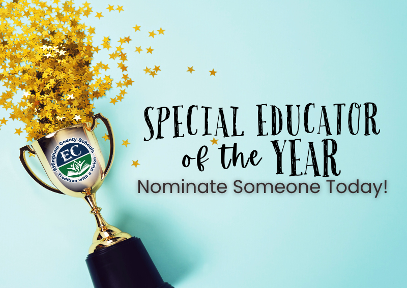 Nominate an ECSD Coastal GLRS Special Educator of the Year! | Post Details