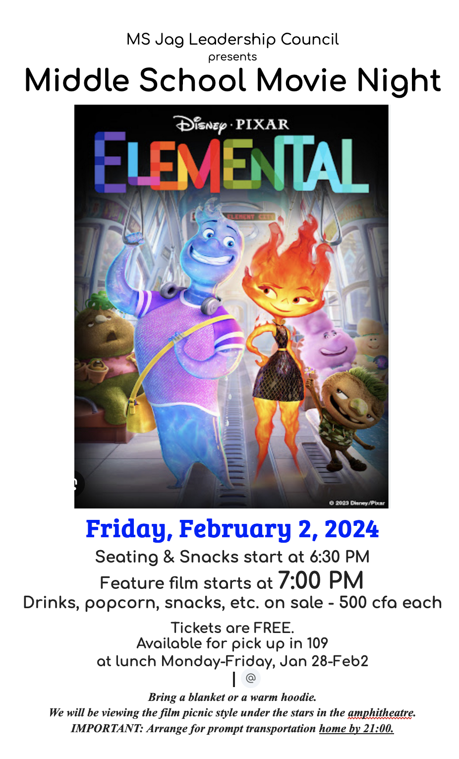 Ms Films MS Movie Night - Feb 2nd | News Details