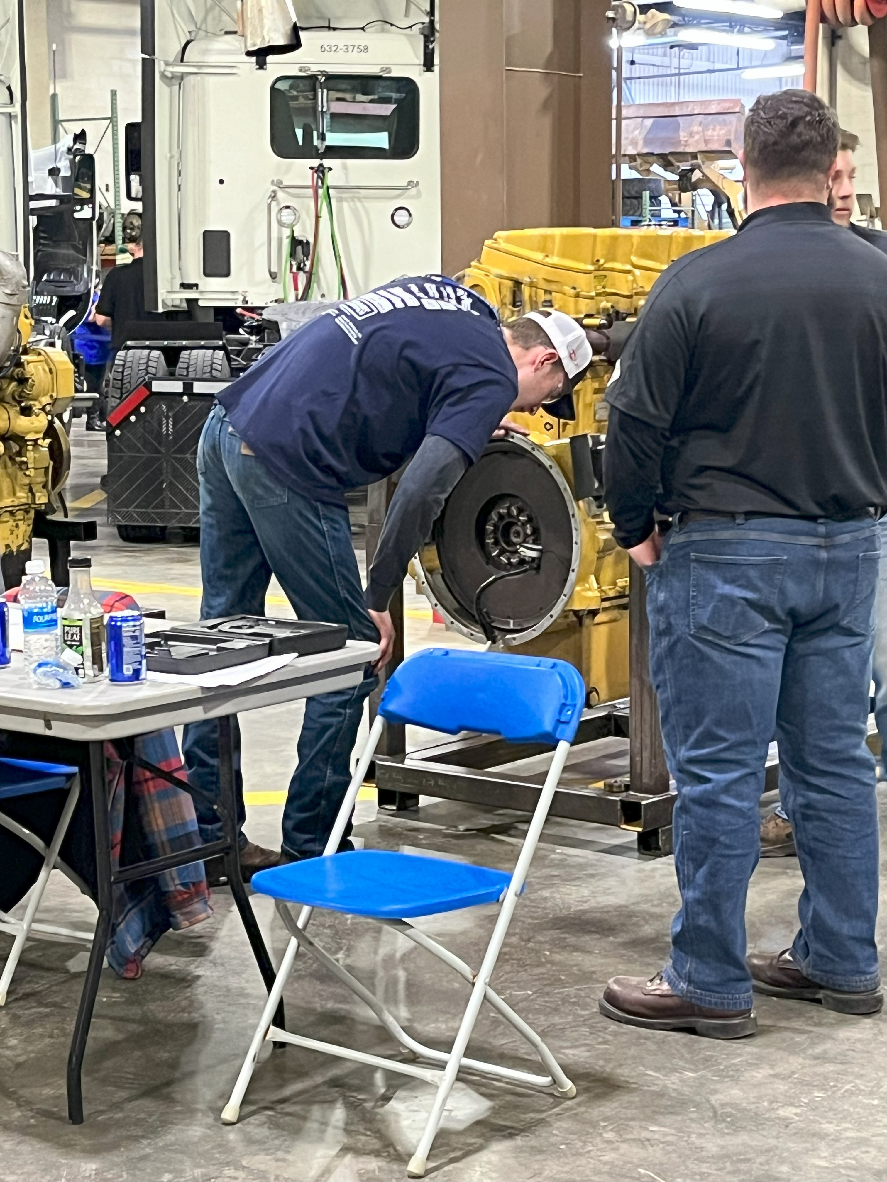 Ethan Zang-Flywheel at Penn College Diesel Competition