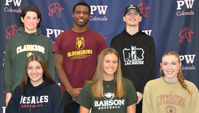 Colonial celebrates six PWHS athletes on February Signing Day ...