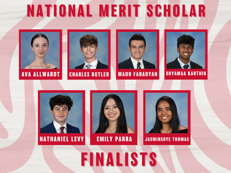 Seven Seniors Named National Merit Scholarship Finalists News Article